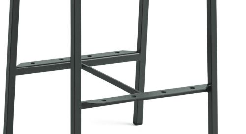 HAY Balcony Bar Stool Low H: 65 cm - Dark Forest