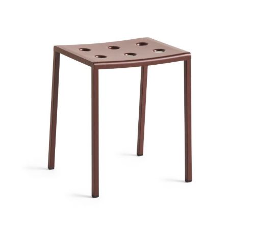 HAY Balcony Stool H: 46 cm - Iron Red