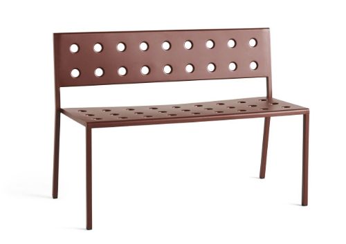 HAY Balcony Dining Bench L: 114 cm - Iron Red