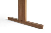 Billede af HAY Passerelle High Table 200x80x95 cm - Walnut/Thyme Green Crossbar
