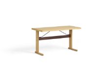 Billede af HAY Passerelle Desk 140x65x74 cm - Oak/Burgundy Crossbar
