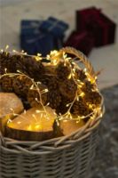 Billede af Sirius Knirke Cluster Lyskæde 160 LED lys - Silver