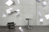 Billede af Vermund VL67 Taburet  - Krom/Koksgrå