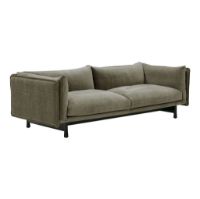 Billede af Wendelbo Kite 2,5 Seater Sofa L: 230 cm - Sortbejdset Eg/Roco Col. 8