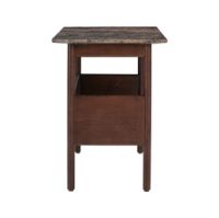 Billede af Wendelbo Collect Low Console Table 120x45x60 cm - Brown Oak/Brown Emperador Marble