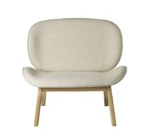 Billede af FDB Møbler L32 Suru Loungestol H: 82 cm - Eg/Lys Beige 