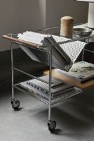 Billede af &Tradition Alima NDS1 Barvogn H: 59,4 cm - Chrome/Walnut