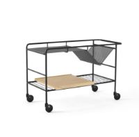 Billede af &Tradition Alima NDS1 Barvogn H: 59,4 cm - Matt Black/Oak
