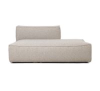 Billede af Ferm Living Catena Sofa Open End Right L301 Confetti Bouclé 170x108 cm - Light Grey 