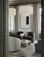 Billede af New Works Atlas Coffee Table 60 x 60 cm - Unfilled Travertine 