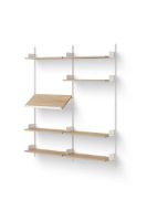 Billede af New Works Living Shelf 1900 190x163,5 cm - Oak/White