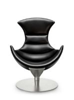Billede af Bruunmunch The Lobster Chair SH: 39 cm - Black Oak / Chrome