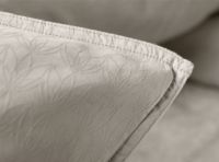 Billede af FDB Møbler R34 Tulipan Sengesæt m. knapper 140x200 cm - Beige