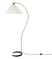 Billede af GUBI Timberline Floor Lamp H: 152 cm - Eg/Birk 