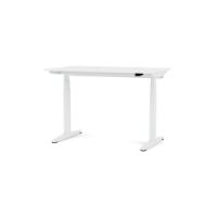 Billede af Montana HiLow 3 Hæve-sænkebord 120x70 cm inkl. 2 kabelgennemføringer og 1 kabelbakke - 38 Snow