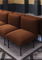 Billede af Woud Nakki Lobby 1-Seater SH: 46 cm - Bordeaux Rød
