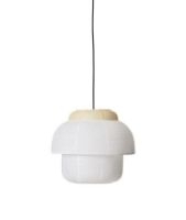 Billede af Made By Hand Papier Double Pendant Small Ø: 40 cm - Soft Yellow