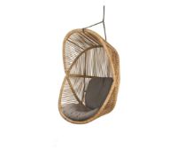 Billede af Cane-line Outdoor Hive Hængestol inkl. Reb og Hynder - Natural Teak/Taupe
