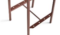 Billede af HAY Balcony Bar Stool Low H: 65 cm - Iron Red