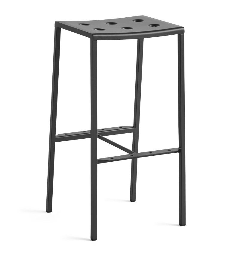 Billede af HAY Balcony Bar Stool High H: 75 cm - Anthracite