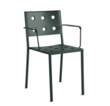 Billede af HAY Balcony Dining Armchair SH: 46 cm - Dark Forest