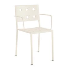 Billede af HAY Balcony Dining Armchair SH: 46 cm - Chalk Beige