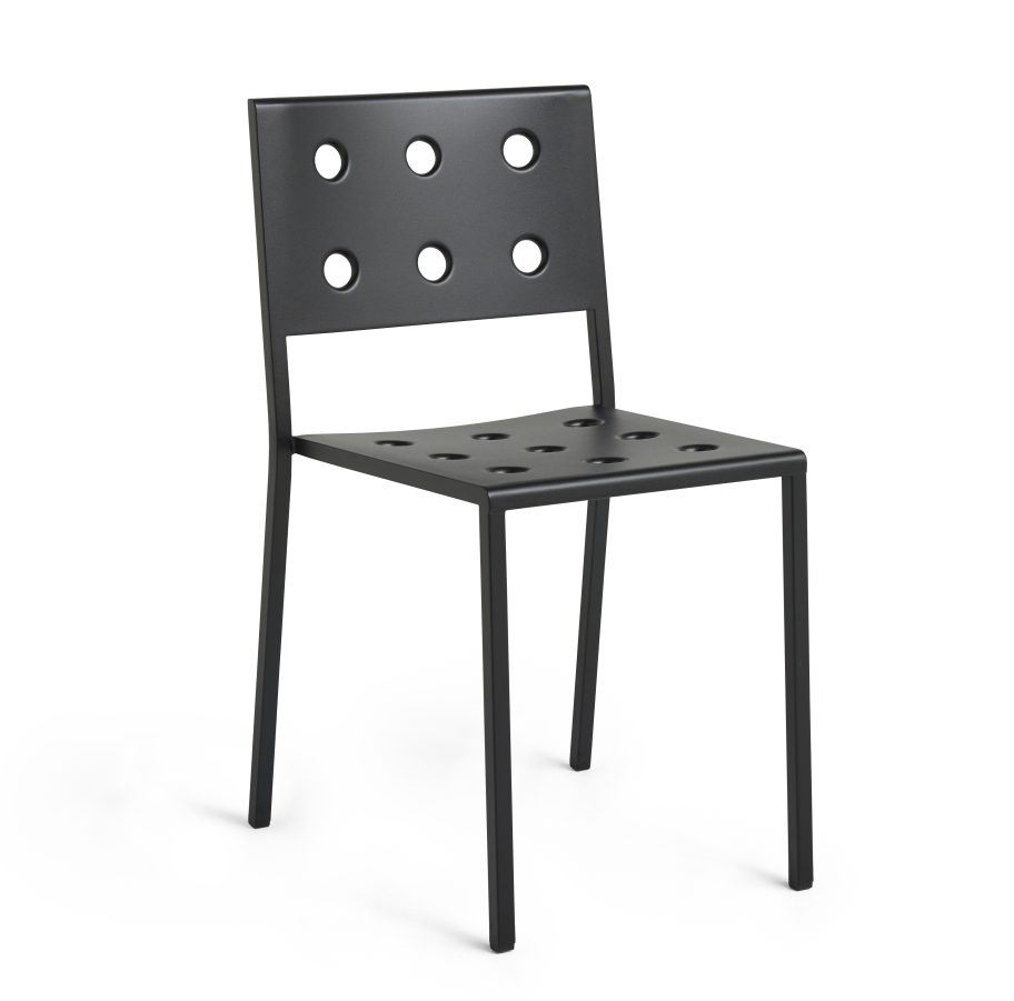 Billede af HAY Balcony Dining Chair SH: 46 cm - Anthracite