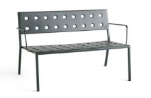 Billede af HAY Balcony Lounge Bench W. Arm L: 121,5 cm - Dark Forest