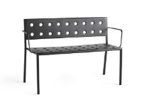 Billede af HAY Balcony Dining Bench W. Arm L: 121 cm - Anthracite