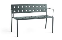 Billede af HAY Balcony Dining Bench W. Arm L: 121 cm - Dark Forest