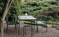 Billede af HAY Balcony Dining Bench L: 114 cm - Dark Forest OUTLET