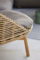 Billede af Cane-line Outdoor Hive Highback Stol inkl. Hynder SH: 35 cm - Natural/Taupe