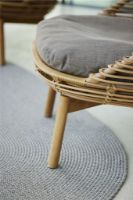 Billede af Cane-line Outdoor Hive Highback Stol inkl. Hynder SH: 35 cm - Natural/Taupe