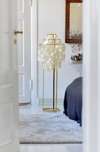 Verpan Fun 1 STM Gulvlampe H: 120 cm - Messing/Pearl