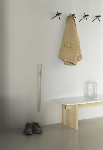 Normann Copenhagen Skohorn Lang H: 71,3 cm - Varm Grå