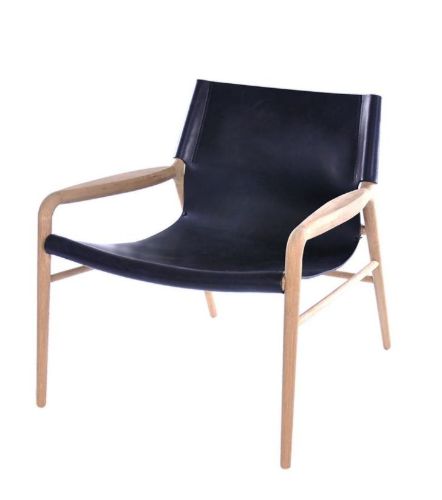 OX Denmarq RAMA Chair Lænestol H: 70 cm - Soap treated Oak/Black