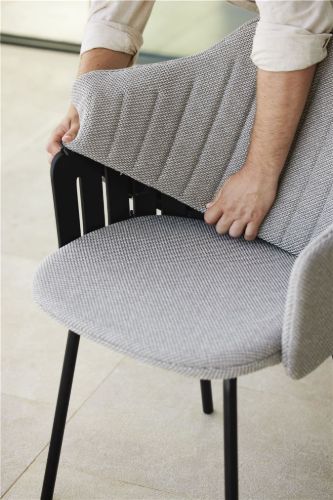 Cane-line Outdoor Choice Stol Sædehynde - Light Grey