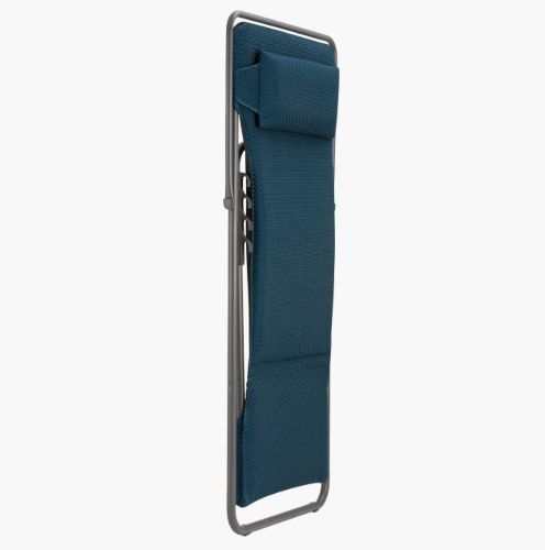 Lafuma Deckchair Maxi Transat Plus SH: 34 cm BeComfort - Bleu Encre