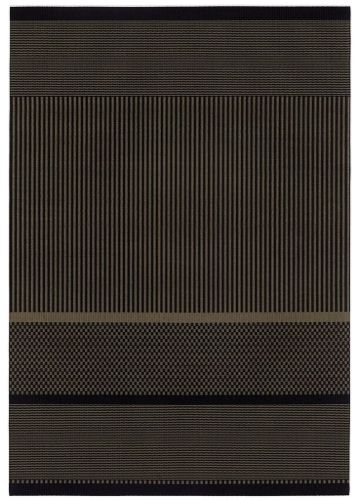 Woodnotes San Francisco Carpet Sewn Edges 170x240 cm - Black/Nutria