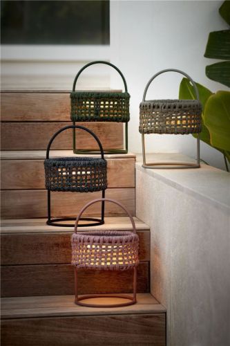Cane-line Outdoor Illusion Lampe H: 32 cm - Dark Grey