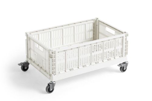HAY Colour Crate Wheels Set of 4 Large - Grey