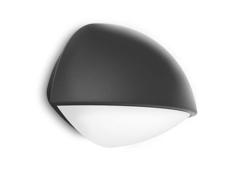 PHILIPS Dust Væglampe H: 12 cm - Antracitgrå/Aluminium