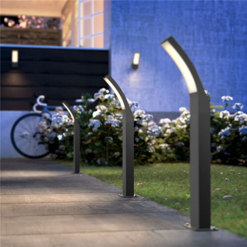 PHILIPS Splay Søjlelampe H: 60 cm - Antracitgrå/Aluminium