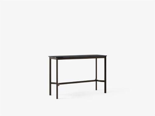 &Tradition Drip Counter Table HW111 140x50 cm - Bronzed/Black Fenix Nano Laminate 0720