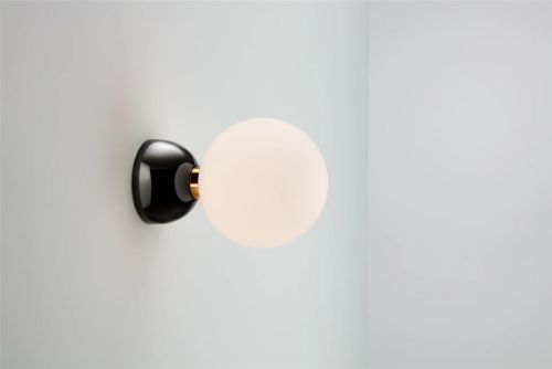 Parachilna Aballs A II ME Væg- og loftlampe Ø: 18 cm - Black