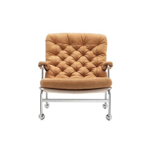 DUX Karin 73 Lænestol SH: 41 cm - Havanna/Læder