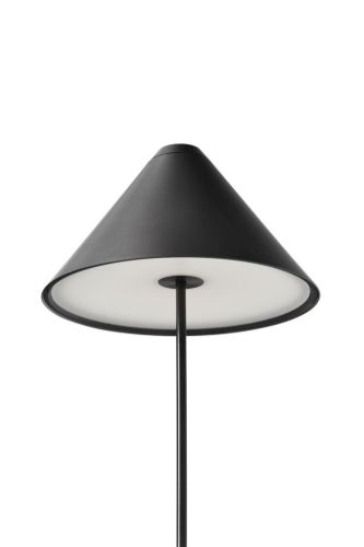 New Works Brolly Portable Table Lamp Ø: 16,5 cm - Steel Black