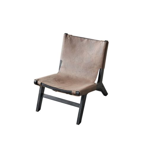 Muubs Loungestol Philosophy H: 77 cm - Brun/Sort