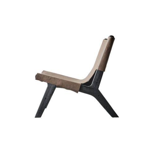 Muubs Loungestol Philosophy H: 77 cm - Brun/Sort