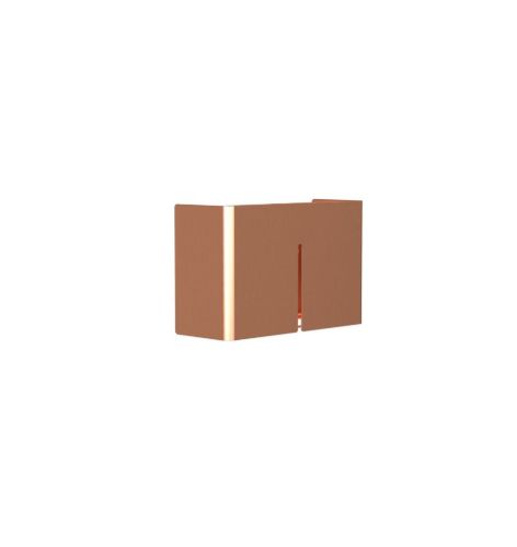 FROST NOVA2 Papirdispenser Mini 27x10,3 cm - Børstet Kobber